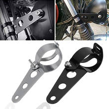 Motorcycle Headlight Clamp Holder Led Light Tube Mounting Bracket Suporte Farol Bike Moto Accessories Parts 2024 - buy cheap