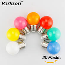 20pcs Colour LED Bulb E27 220V G45 7 Color RGB Lampada LED Lamp SMD3528 Decor Holiday Christmas Lamparas Light Bulb Fashlight 2024 - buy cheap