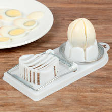 Cortador de huevos hervidos 2 en 1, utensilio de cocina para el hogar, multifuncional, creativo, de acero inoxidable 2024 - compra barato