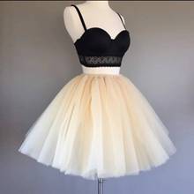 Pretty Beige Skirts Tulle Ballet Custom Made Fashion Faldas Extra Puffy Short Tutu Skirt Saias 2024 - buy cheap