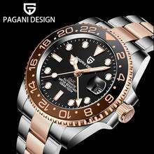 PAGANI DESIGN Top Brand Luxury Men's Mechanical Watch GMT 40MM Waterproof Watch Sapphire Glass Automatic Watch Relogio Masculino 2024 - buy cheap