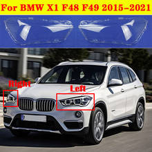 New Car Front Head Light Lamp For BMW X1 F48 F49 2015-2021 Headlight Cover Glass Lens Case Headlamp Lampshade Auto Shell 2024 - buy cheap
