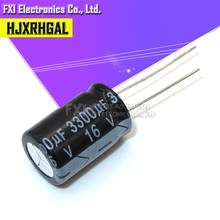 10PCS  16V3300UF 13*21mm 3300UF 16V 13*21 Electrolytic capacitor New original 2024 - buy cheap