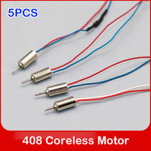 5pcs Micro 408 Coreless Motor DC 3V 3.7V High Speed 4mm* 8mm  Kid Toy Electric Car Boat Robot RC Drone Plane Experiment Model 2024 - buy cheap