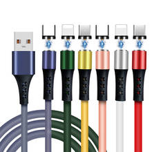Магнитный микро USB кабель для iphone Samsung мобильный телефон Быстрая зарядка usb Type C кабель жидкий силиконовый магнит зарядное устройство провод шнур 2024 - купить недорого