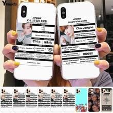 ATEEZ HongJoong SeongHWA DIY phone Case cover Shell for iPhone 13 8 7 6 6S Plus X 5S SE 2020 XR 11 pro XS MAX 2024 - buy cheap