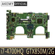 N550JV Laptop motherboard for ASUS VivoBook N550JK N550JX Q550JV G550JK  original mainboard GTX850M/2G I7-4700HQ 2024 - buy cheap
