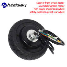 Wheelway 5 inch 5.5 inch electric scooter front wheel motor 24V 36V folding travel scooter motor skateboard accessories 2024 - buy cheap