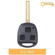 KEYECU Remote Control Car Key Shell Case Cover for Lexus RX300 ES300 RX330 RX350 RX400h RX450h, Fob 3 Buttons With TOY48 Blade 2024 - buy cheap