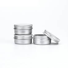 Tarro de aluminio de 10g, envase de bálsamo labial de Metal de 10ml, frascos vacíos para velas, caja de bote de crema, 300 Uds. 2024 - compra barato