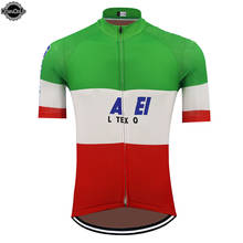 Maillot de ciclismo de manga corta para hombre, ropa de ciclismo de equipo profesional, Italia, DOWNORUP 2024 - compra barato