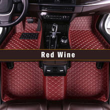Custom Leather Car Floor Mats For Cadillac SRX Ⅱ 2010 2011 2012 2013 2014 2015 2016 Carpet Mats Auto Parts Interior Accessories 2024 - buy cheap
