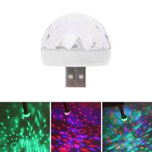 2022 New LED USB Car Ambient Light 5V RGB Mini Light Color Changing Sound Actived 2024 - buy cheap