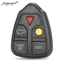 Jingyuqin-carcasa sin llave para coche Volvo, XC70, XC90, V50, V70, S60, S80, C30, 5 botones, mando a distancia 2024 - compra barato