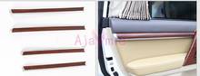 Interior Wooden Color Door Moulding Garnish Panel Trim Strip 2008-2018 Car Styling For Toyota Land Cruiser 200 Accessories 2024 - buy cheap