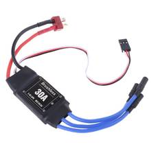 Motor sin escobillas a control remoto, controlador de velocidad eléctrico 30A ESC 2-4S con 5V 2A BEC para helicóptero multicóptero a control remoto, enchufe T R7RB 2024 - compra barato