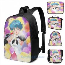 Забавный волшебный рюкзак Emi с графическим принтом и USB-зарядкой, мужские школьные сумки, женская сумка, дорожная сумка для ноутбука 2024 - купить недорого