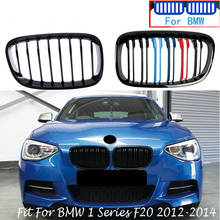 Car Front Bumper Racing Grills Grilles Front Grill Grilles Kidney Replacement For BMW 1 Series F20 2012 2013 2014 2015 M Colors 2024 - buy cheap