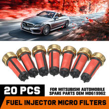 Inyector de combustible de gasolina para coche, microfiltro para Mitsubishi, accesorios de repuesto, 20x14x6x3mm, MD619962 2024 - compra barato