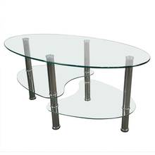 Простой двойной рыбий хвост стильное закаленное стекло журнальный столик прозрачный модный чайный столик мебель современная простота 2024 - купить недорого