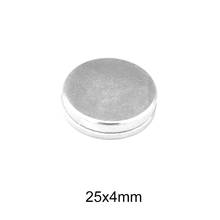 2~30pcs 25x4 Strong Powerful Magnets 25mmx4mm Round  Permanent Magnet 25x4mm Fridge Neodymium Magnetic magnet Strong 25*4 mm N35 2024 - buy cheap