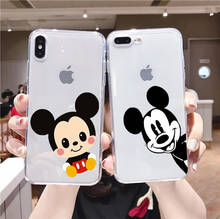 Cartoon Disneys princess Minnie soft clear phone Case For iphone 6/6s, 6Plus 7 / 8 , 7Plus/8Plus, X , XS , XR , XSMax 11pro 2024 - buy cheap