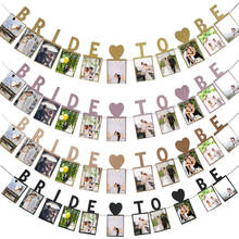 Chicinlife-pancarta con foto de la novia para ser, decoración para fiesta de bodas, suministros de boda, 1 Juego 2024 - compra barato