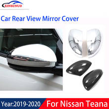 XINSCNUO 1 Pair Car Rear View Mirror Cover For Nissan Teana 2019 2020 Mirror Covers Caps Replacement 2024 - buy cheap