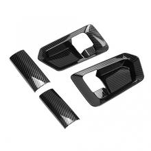 4Pcs/Set Interior Door Handle Trims Carbon Fiber Cover Car Accessory Fit for Toyota HiAce 2019 Interior Mouldings 2024 - buy cheap