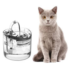 Smart Cat Water Fountain With Faucet Automatic Circulating 1.8L Transparent Water Dispenser Cat Kitten Dog Puppy Pet Drink Bowl 2024 - buy cheap