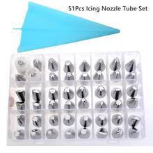 40Pcs Pastry Nozzles Cake Decorating Tools Bakeware Home Cake Shop Cream Nozzles Confectionery Decorations Set For Baking Puffs 2024 - buy cheap