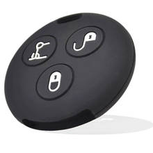 Funda de silicona para llave de coche, accesorio protector de 3 botones para mando a distancia de benz Smart, MERCEDES, City Fortwo Roadster 2024 - compra barato
