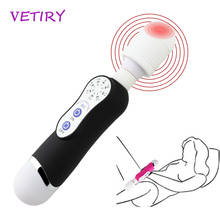 VETIRY 16 Speed Dildo Vibrator Powerful Vibration Magic Wand G-spot Massage Clitoris Stimulator Sex Toys for Women Masturbator 2024 - buy cheap