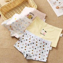 4pcs/pack Cute Panties for Kids Girls Toddler Girl Underwear Soft Cotton Children Shorts Panties Cartoon Print Boxers Teenagers 2024 - buy cheap