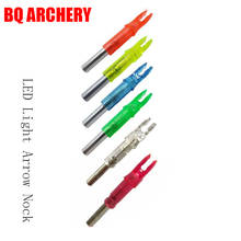Aceso flechas com luz led, 6 peças, para arco composto id56, 2mm, para caça ao ar livre, arco tradicional 2024 - compre barato