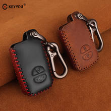 KEYYOU 4 Buttons Remote Car Smart Key Cover Case For TOYOTA Avalon Camry Corolla Highlander Hybrid RAV4 Sequoia Venza Prius 2024 - buy cheap