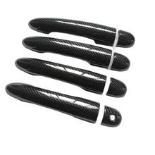 For Renault Megane 2 ii MK2 Accessories Door Handle Cover trim  handles covers plastic Imitation carbon fiber 2024 - buy cheap