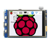 Tela lcd resistiva sensível ao toque de 3.2 polegadas, para raspberry pi 3 modelo 2 modelo b 2024 - compre barato