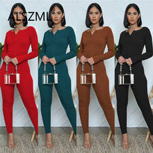 Two Pieces Tracksuit Solid Color Full Sleeve Slim 2 Pieces Tops And Long Pant Set Skinny Outfits 2024 - buy cheap