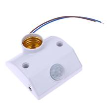 E27 220V Infrared Motion Sensor Light Switch Automatic Lamp Holder Intelligent Light Motion Sensing Switch W Screws New 2024 - buy cheap