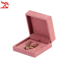 Caja cuadrada de terciopelo para guardar joyas, organizador de joyas, joyería, anillo de diamantes, caja de regalo 2024 - compra barato