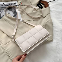 Плетеная Сумка через плечо с клапаном, новинка 2020, модная Высококачественная дизайнерская женская сумка из искусственной кожи, сумка-тоут на цепочке, сумка-мессенджер на плечо 2024 - купить недорого