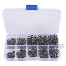 600 Pcs/Box Fishing Hooks Stuff High Carbon Steel Catfish Circle Hooks Mixed Size Barbed Jig Hook Tackle for Saltwater 2024 - buy cheap