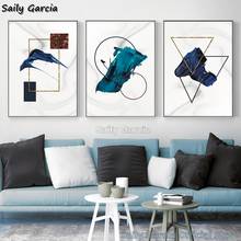 Quadros minimalistas para sala de estar, quadros decorativos abstratos e geométricos para decoração em tela, pôster de arte, decoração de casa 2024 - compre barato