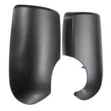 2Pcs ABS Black Door Wing MIRROR COVERS Near Passenger L+R for FORD TRANSIT MK6 MK7 2000-2014 2024 - buy cheap