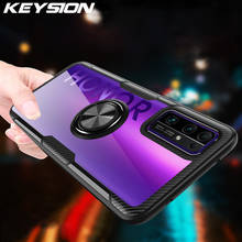 KEYSION Shockproof Case for Honor 30 30 Pro+ Plus 30S X10 Pro Clear Magnetic Ring Phone back Cover for Huawei Nova 7 Pro 7i 7 SE 2024 - buy cheap