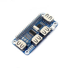 4 Ports USB HUB HAT For Raspberry Pi 3b+ / 3 / 2 / Zero W Extension Board USB To UART For Serial Debugging HUB 2024 - buy cheap