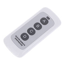 Hot 2020 Remote Control Switch RF Transmitter Wireless Key for Smart Home Garage Door Opener 433MHz 4 Button EV1527 Code 2024 - buy cheap