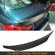 Carbon Fiber Rear Trunk Wing Spoiler For BMW 4 Series F32 M Sport 2014 - 2019 Car Rear Trunk Spoiler Wing Boot Lip 2024 - buy cheap