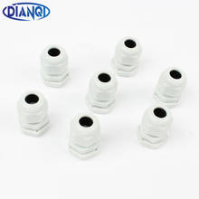 10pcs IP68 PG7 for 3-6.5mm PG9 PG11 PG13.5 PG16 Wire Cable White Black Waterproof Nylon Plastic Cable Gland Connector No Gasket 2024 - buy cheap